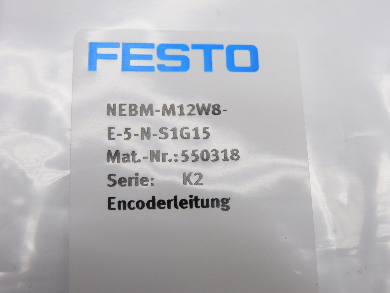 FESTO NEBM-M12W8-E-5-N-S1G15 550318 NSMP