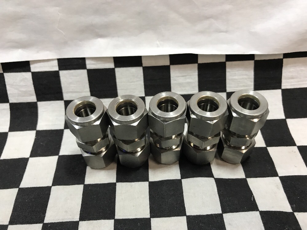 SWAGELOK SS-810-6, UNION 1/2″, SS-810-6, SS8106, LOT OF 5, SHIPSAMEDAY #126A8