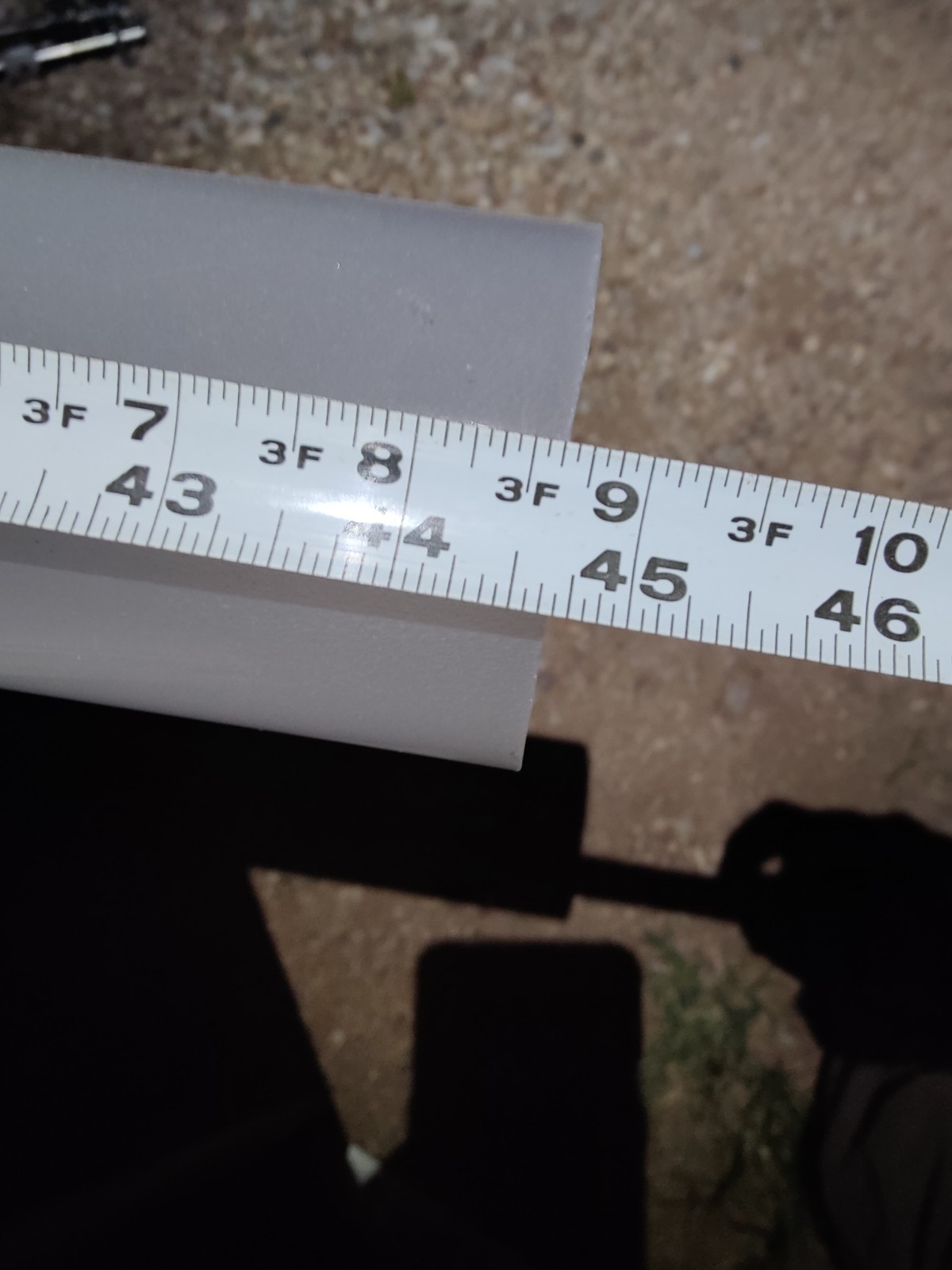 Fused Quartz Tube Frosted/Etched Interior OD 80mm ID 71mm 3.7FT Long