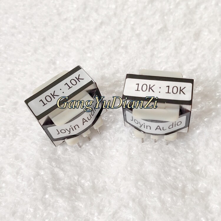 2PC R310K:10K Permalloy Audio Transformer Input Signal Isolation 20Hz-80KHz