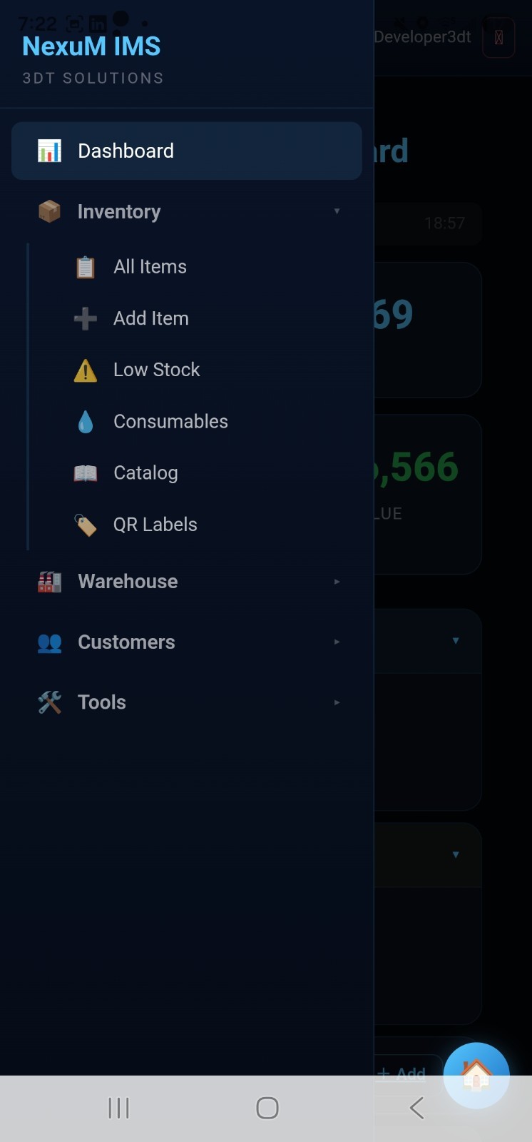 Nexum Inventory Management System for Small Business