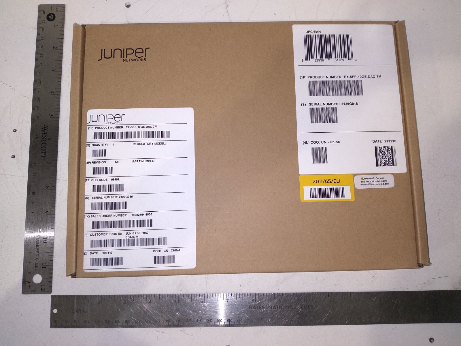 JUNIPER EX-SFP-10GE-DAC-7M
