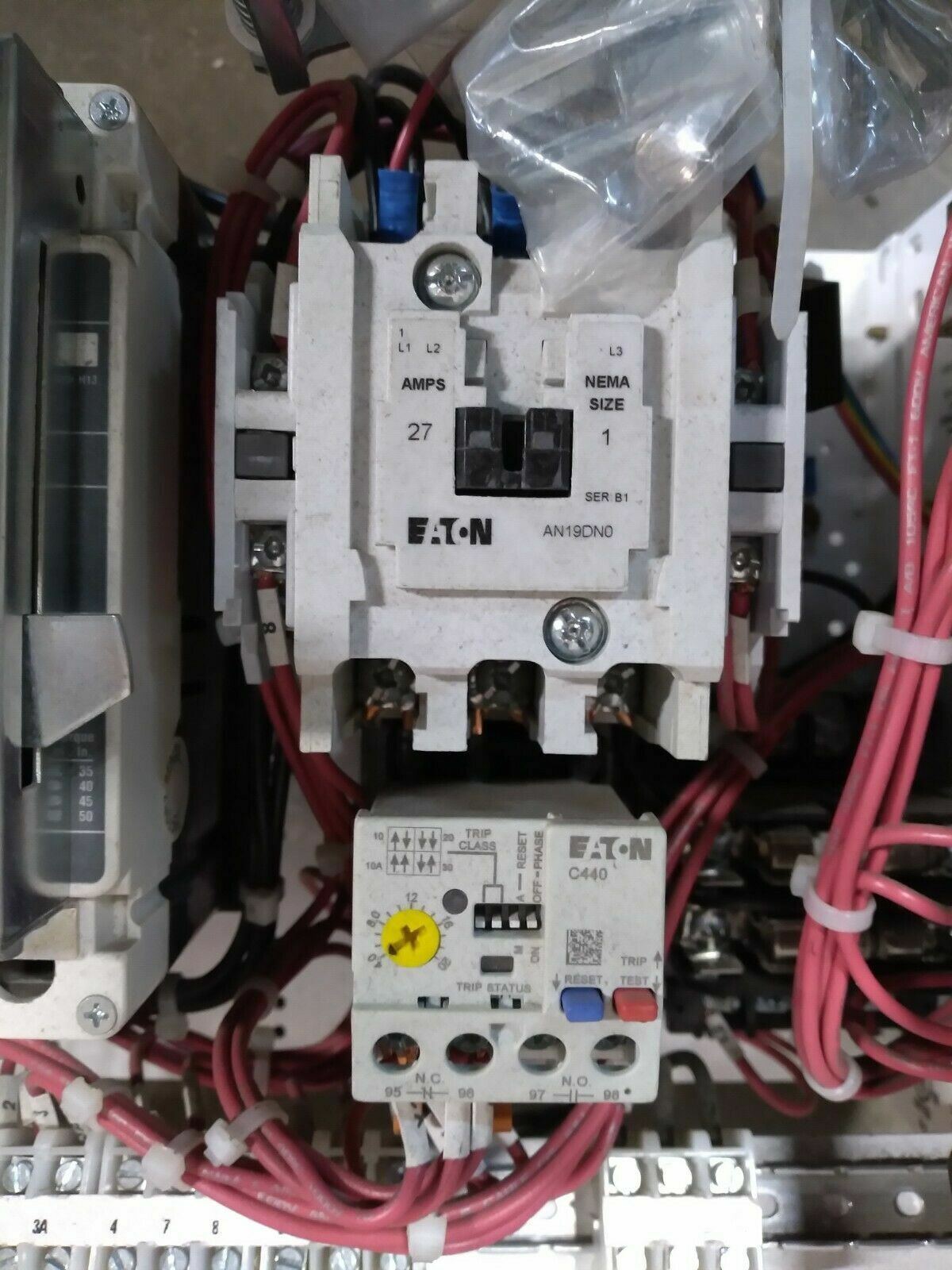 EATON CUTLER HAMMER FT206D AN19DN0 30A HMCP 3A70508G16 MOTOR CONTROL CENTRE UNIT