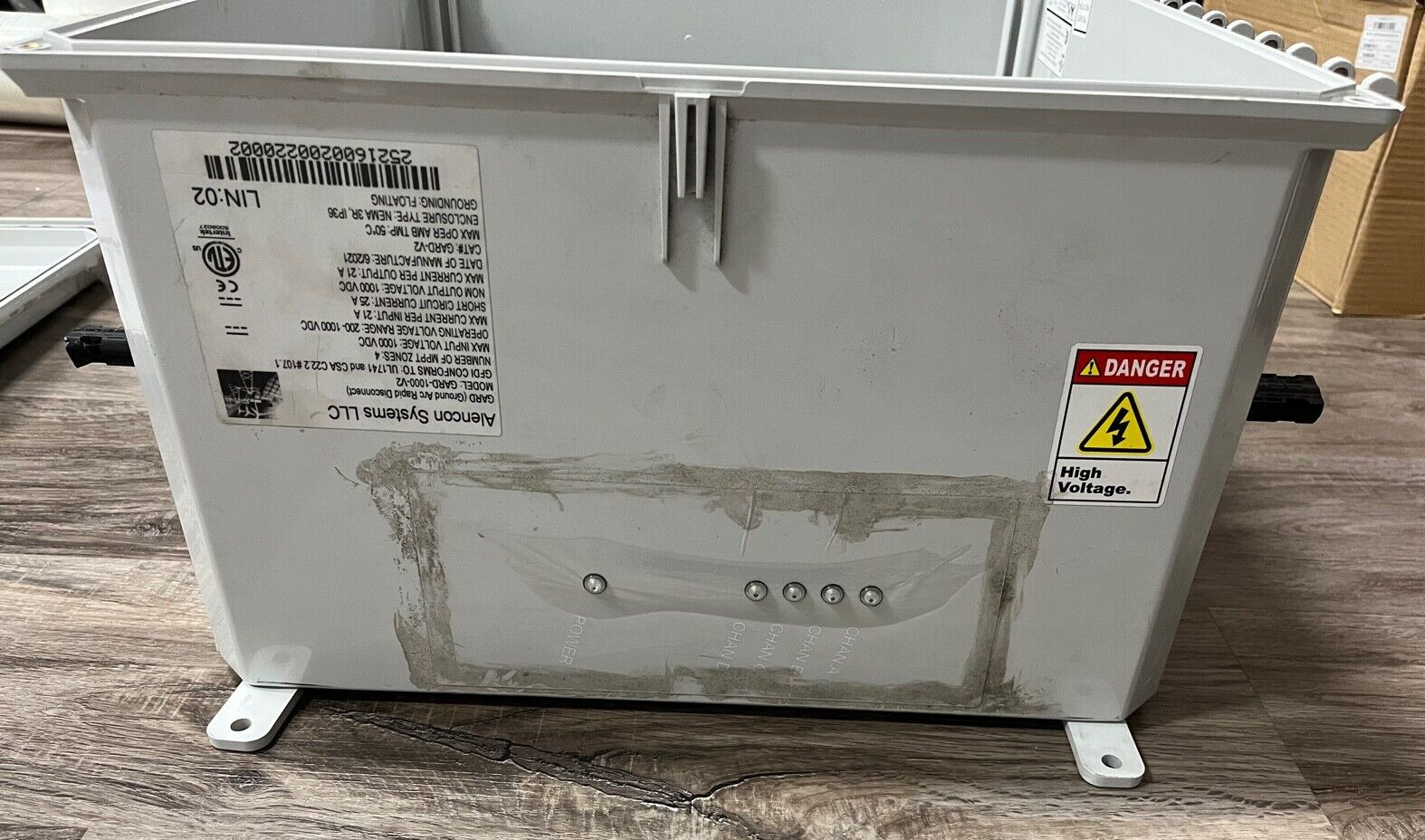 Alencon Systems LLC GARD-1000-V2 Ground Arc & Rapid Disconnect Unit, Gray