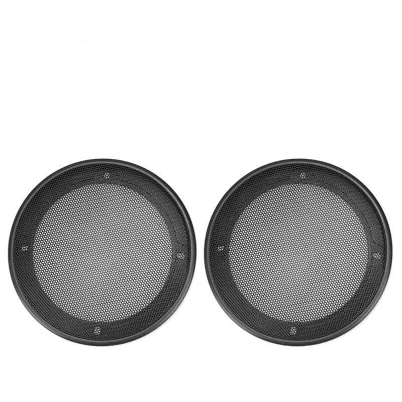 5″ Inch Speaker Cover Decorative Circle Metal 1 Pair