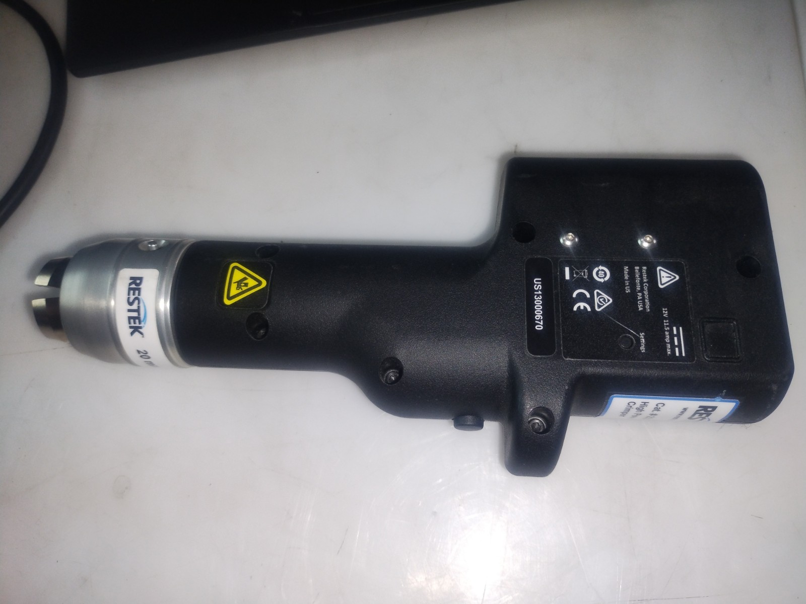 Restek 20mm Electronic Crimper Cat. #23236-US Lab Instrument
