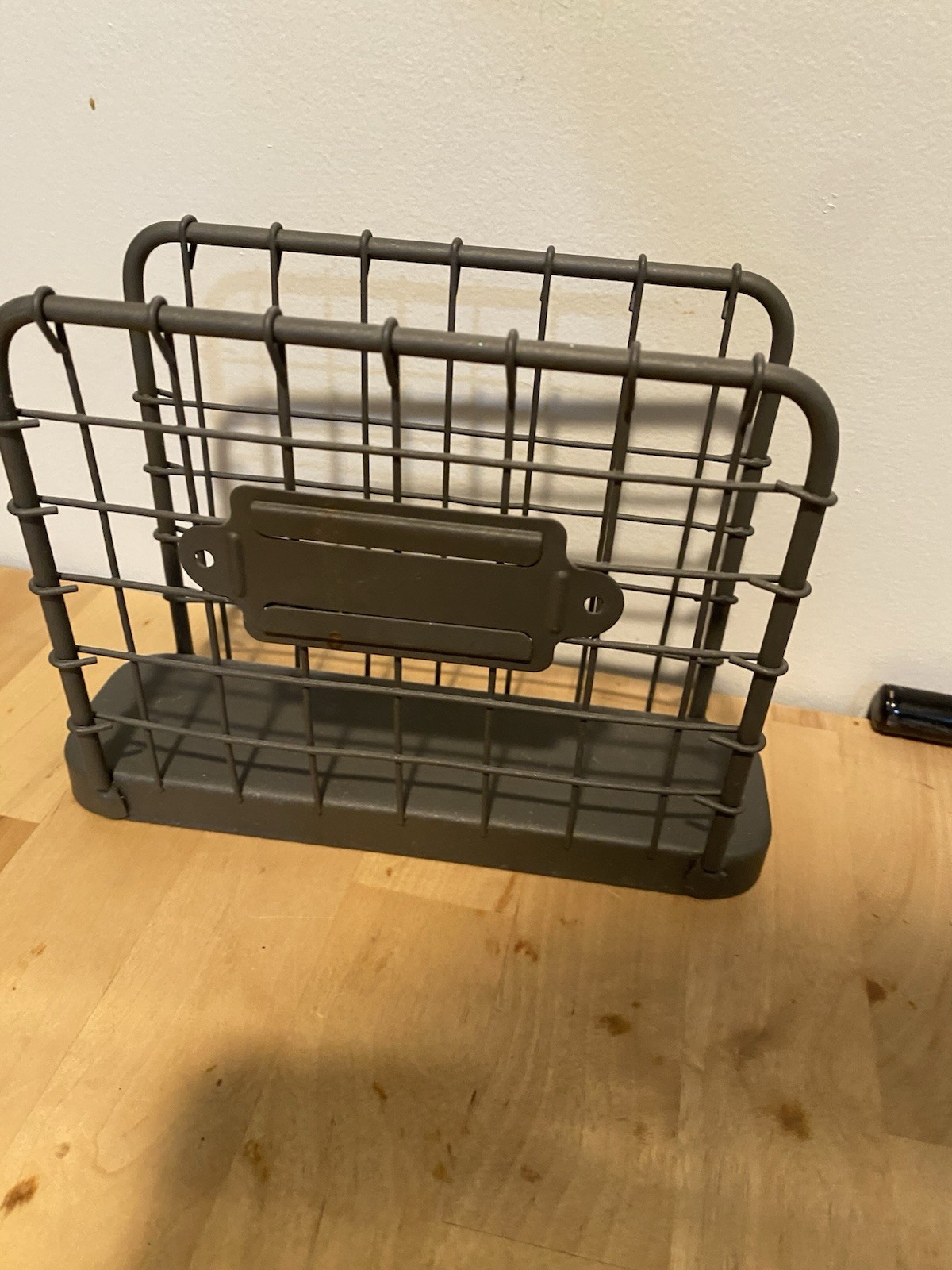 Spectrum Diversified Letter/ Napkin Holder Modern Farmhouse Industrial Metal