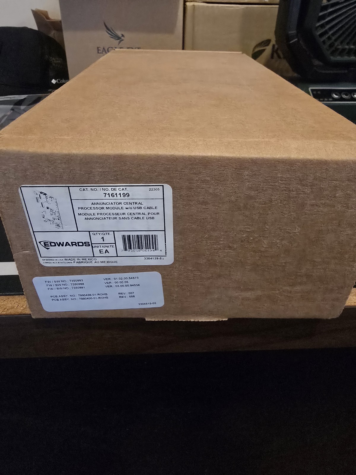 Edwards EST 4-ANNCPU Annunciator Central Processor Unit