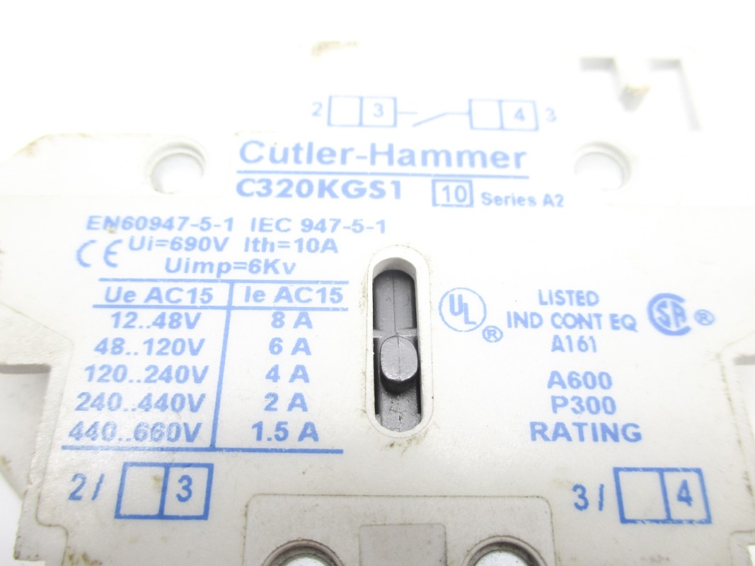 CUTLER HAMMER C320KGS1 SER. A2 440-660V 1.5A UNMP