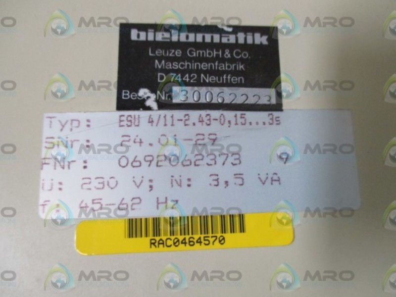 KLASCHKA ESU 4/11-2.43-0,15…3S CONVERSION MODULE NSNP