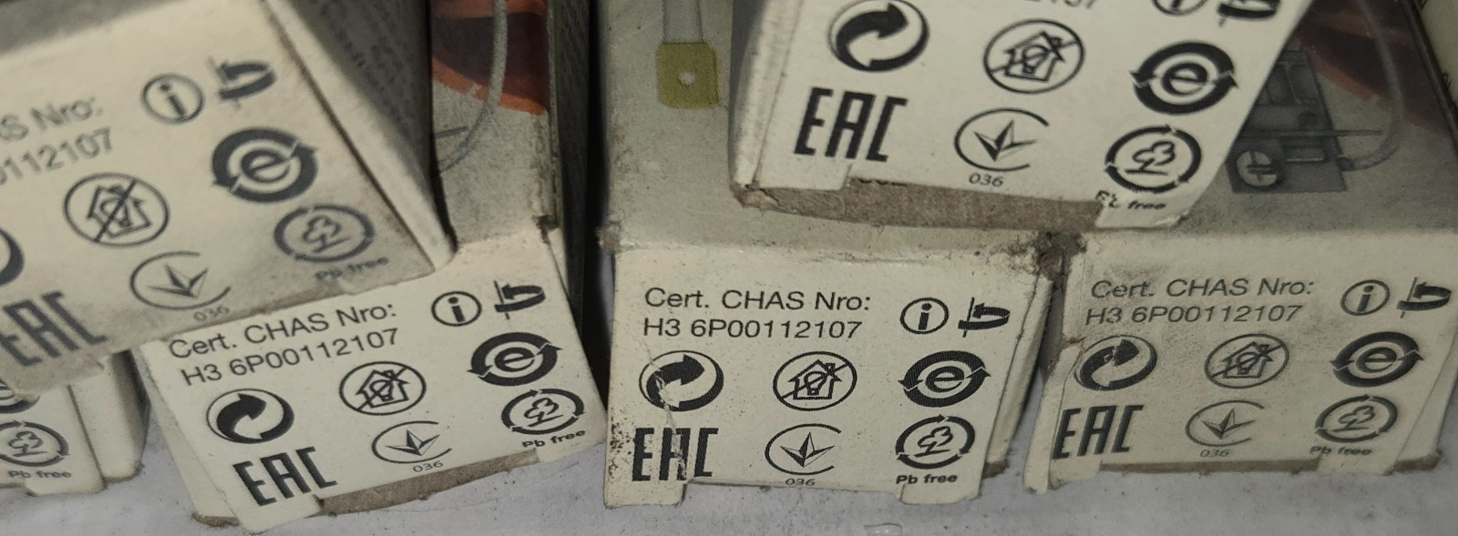 Lot of 7 Osram OEM H3 Halogen Fog Off-Road Headlight Bulb 55W NOS