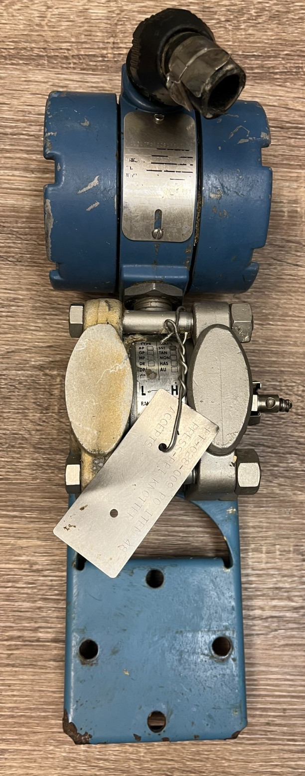 Rosemount 1151GP6 0-400 PSI HART Transmitter w/Plate