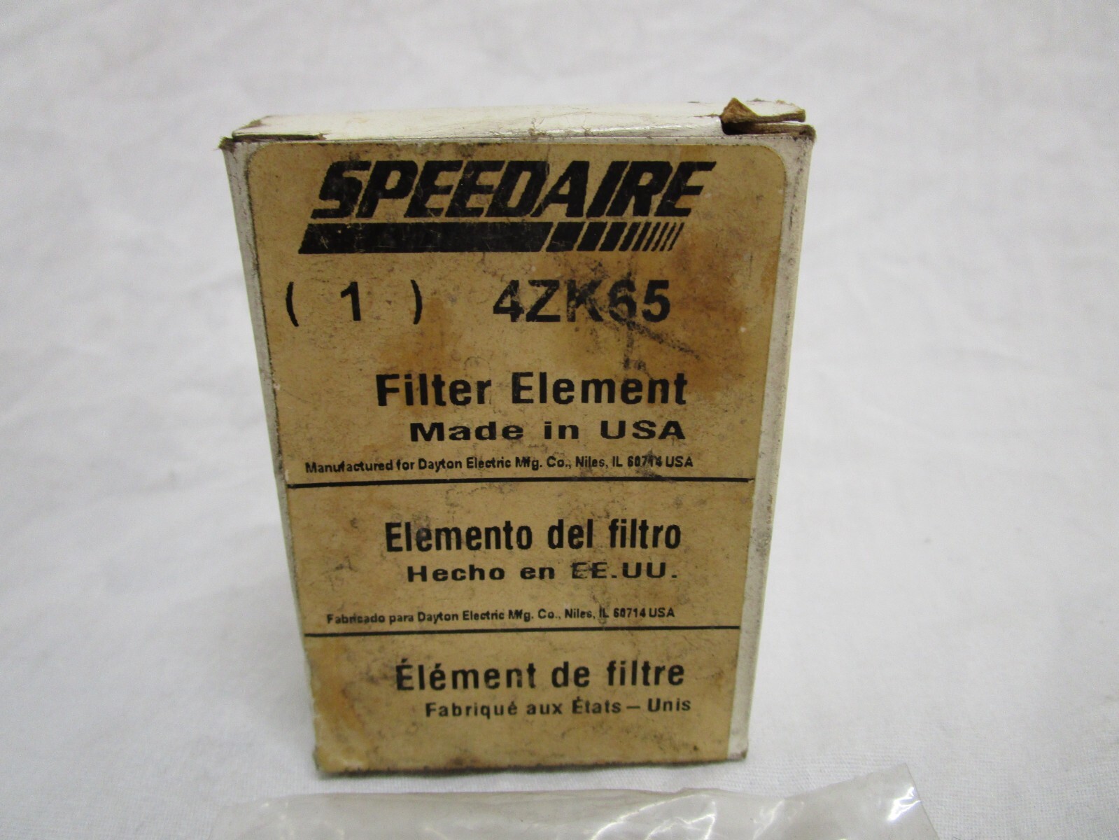 NEW SPEEDAIRE 4ZK65 FILTER ELEMENT PNEUMATIC