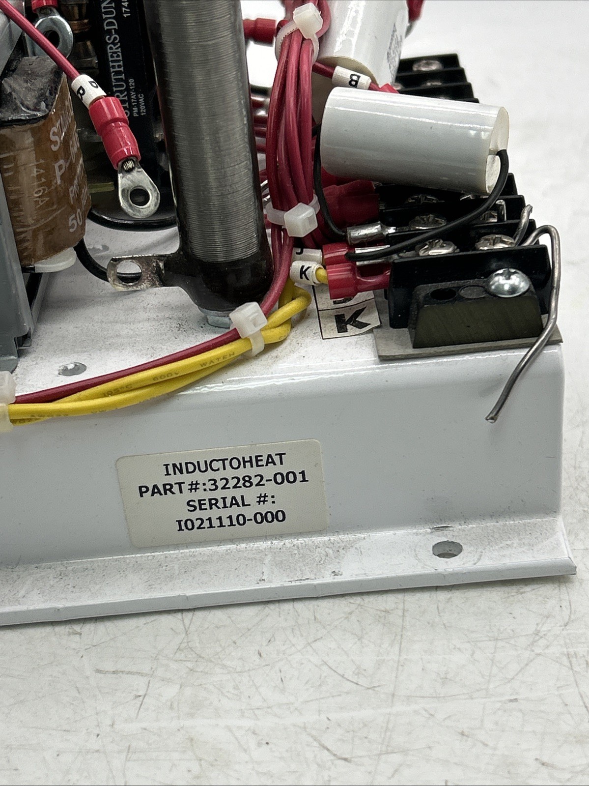INDUCTOHEAT 32282-001 POWER SUPPLY STRUTHERS DUNN RELAYS See Pics