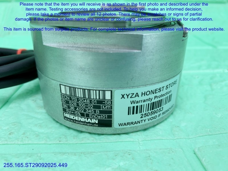 HEIDENHAIN ECN 113 2048 01-58 Rotary Encoder as in photos, sn:9053, DHL