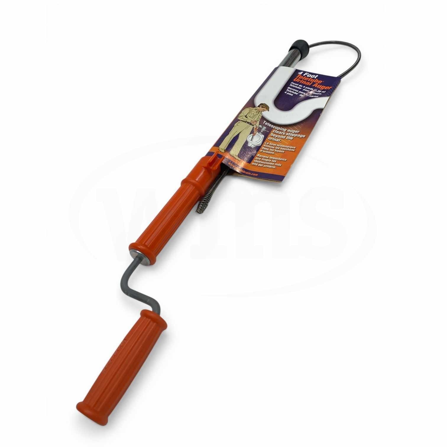 TU4 General Pipe Cleaners Urinal Auger 4ft