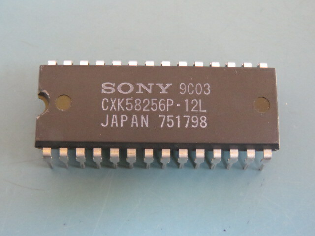 SONY CXK58256PM-12L Qty of 7 per Lot USED/PULLS 28-Pin Dip Integrated Circuit N