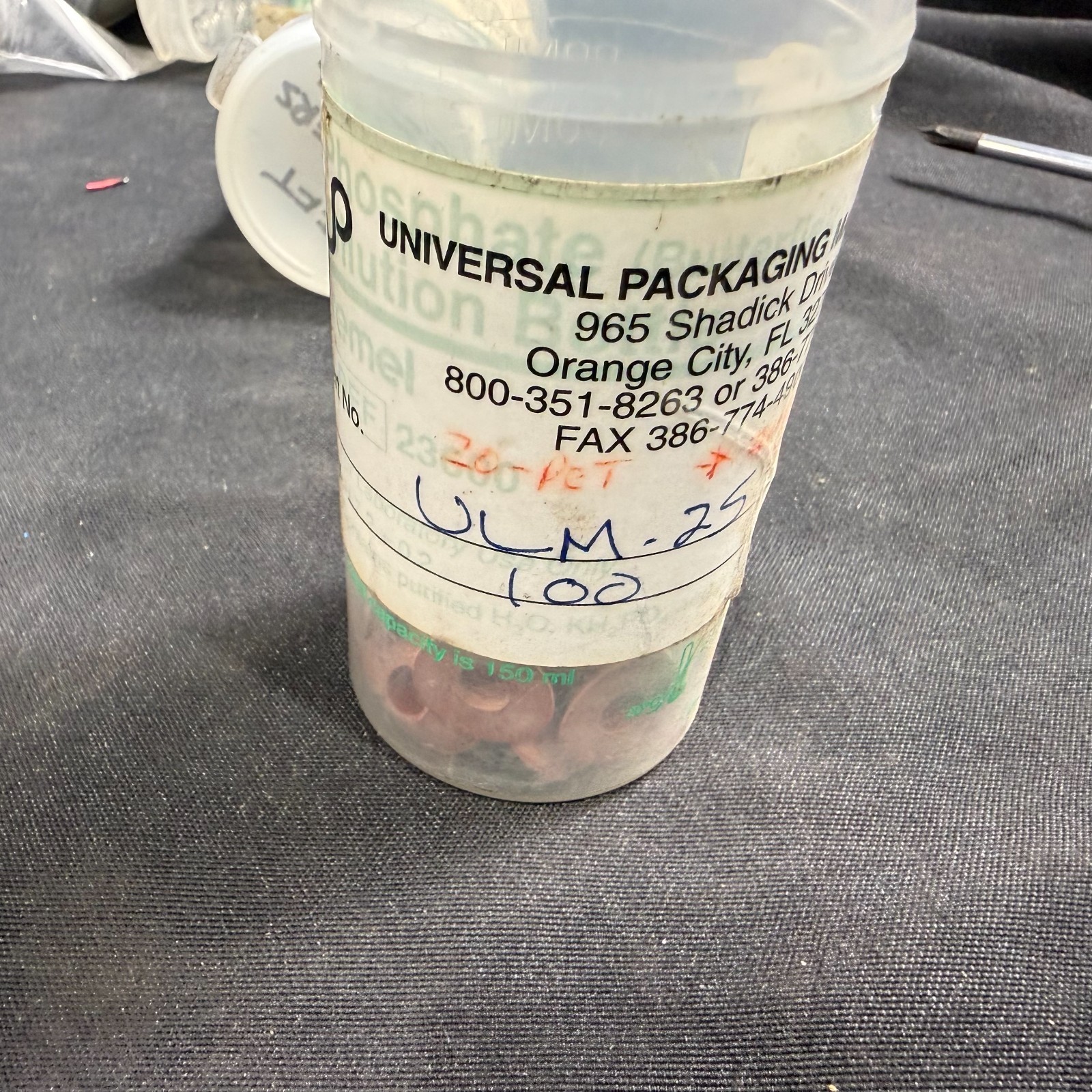 10pc Universal Packaging ULM-25 Red Pink Cone Valve Seal Washer NOS NIB