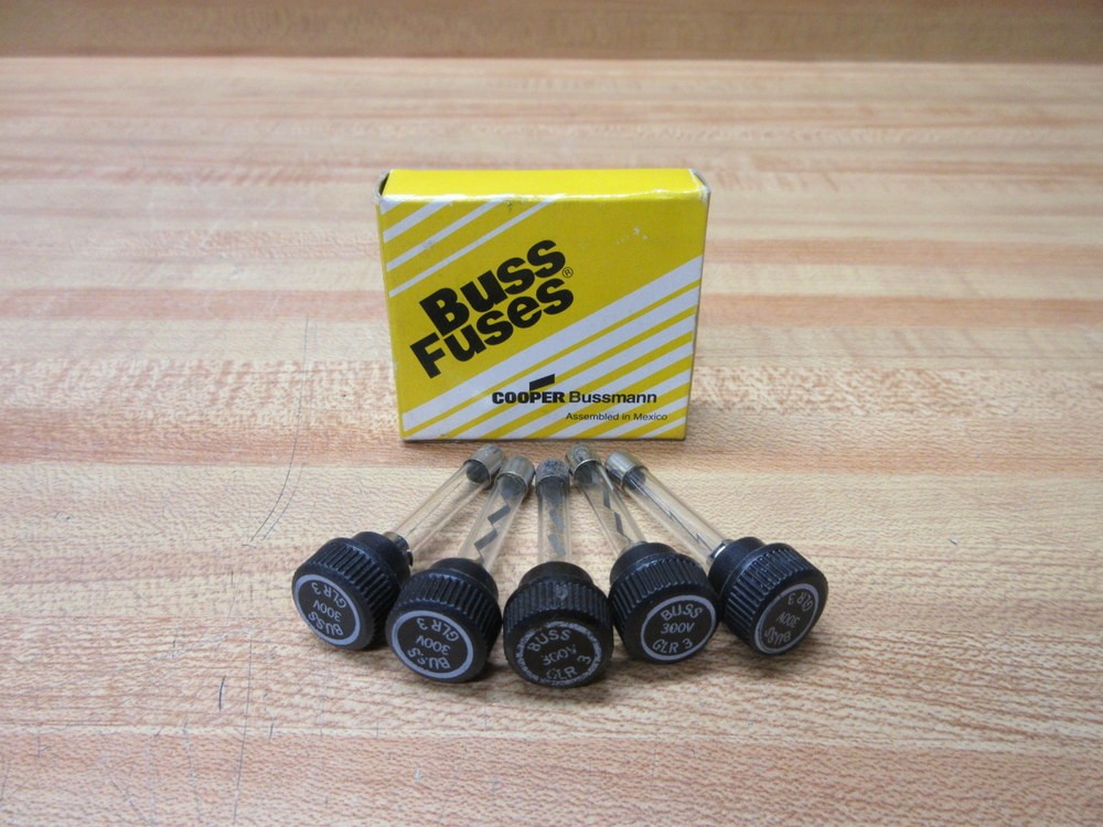 Buss GLR-3 Bussmann Fuse Cross Ref 1CJ16 Zig-Zag Element (Pack of 5)