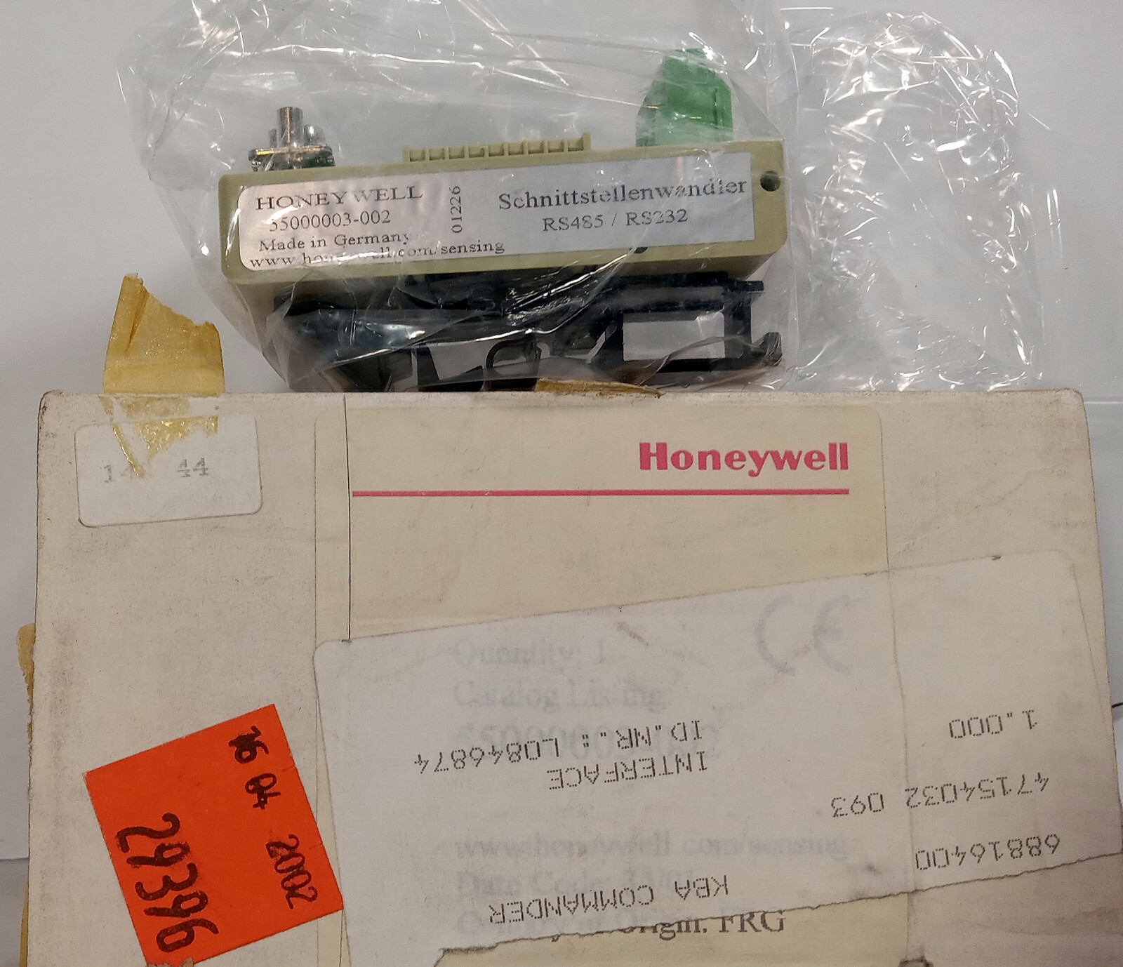1 NEW HONEYWELL 55000003-002 L0846874 ULTRASONIC SENSOR NIB ***MAKE OFFER***