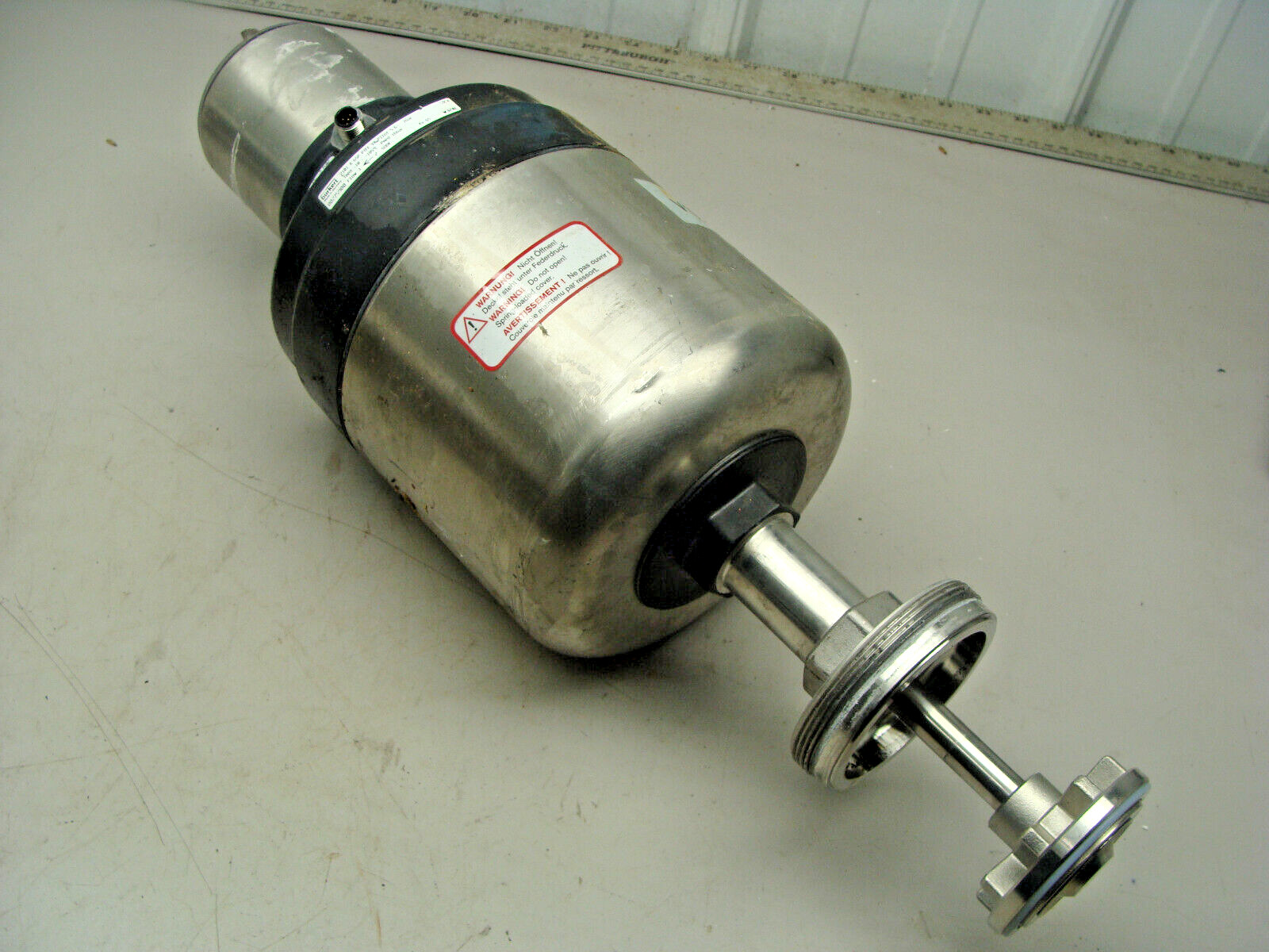 BERKERT 8801 SST CONTROL VALVE 2101 A 65P 8691-E3-D PU02 SINGLE ACT PILOT 3.0