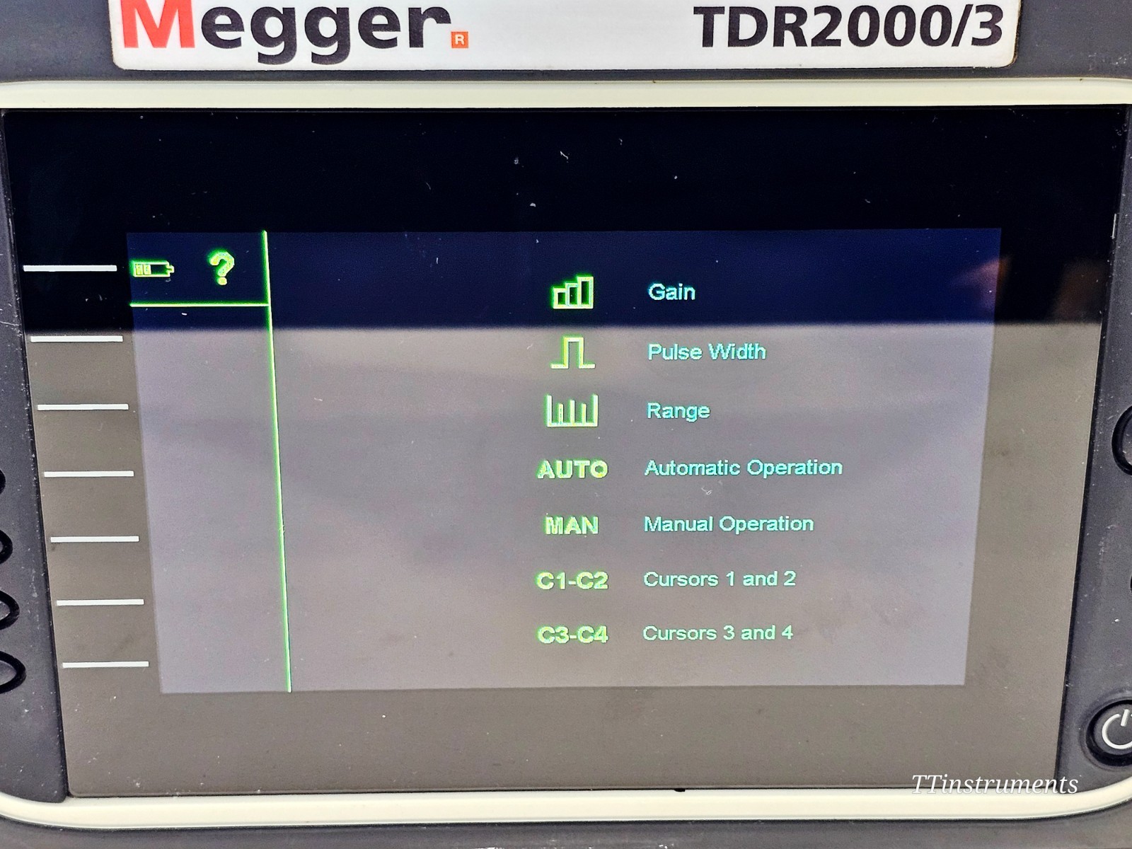 Megger TDR2000/3 Dual Channel Cable Fault Locator TDR 20km