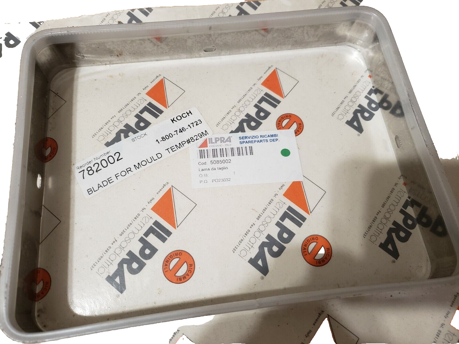 ILPRA KOCH 782002 TRAY FORM MOLD MOULD KNIFE/BLADE- SIZE: 9″ x 7″ x 1-1/2″