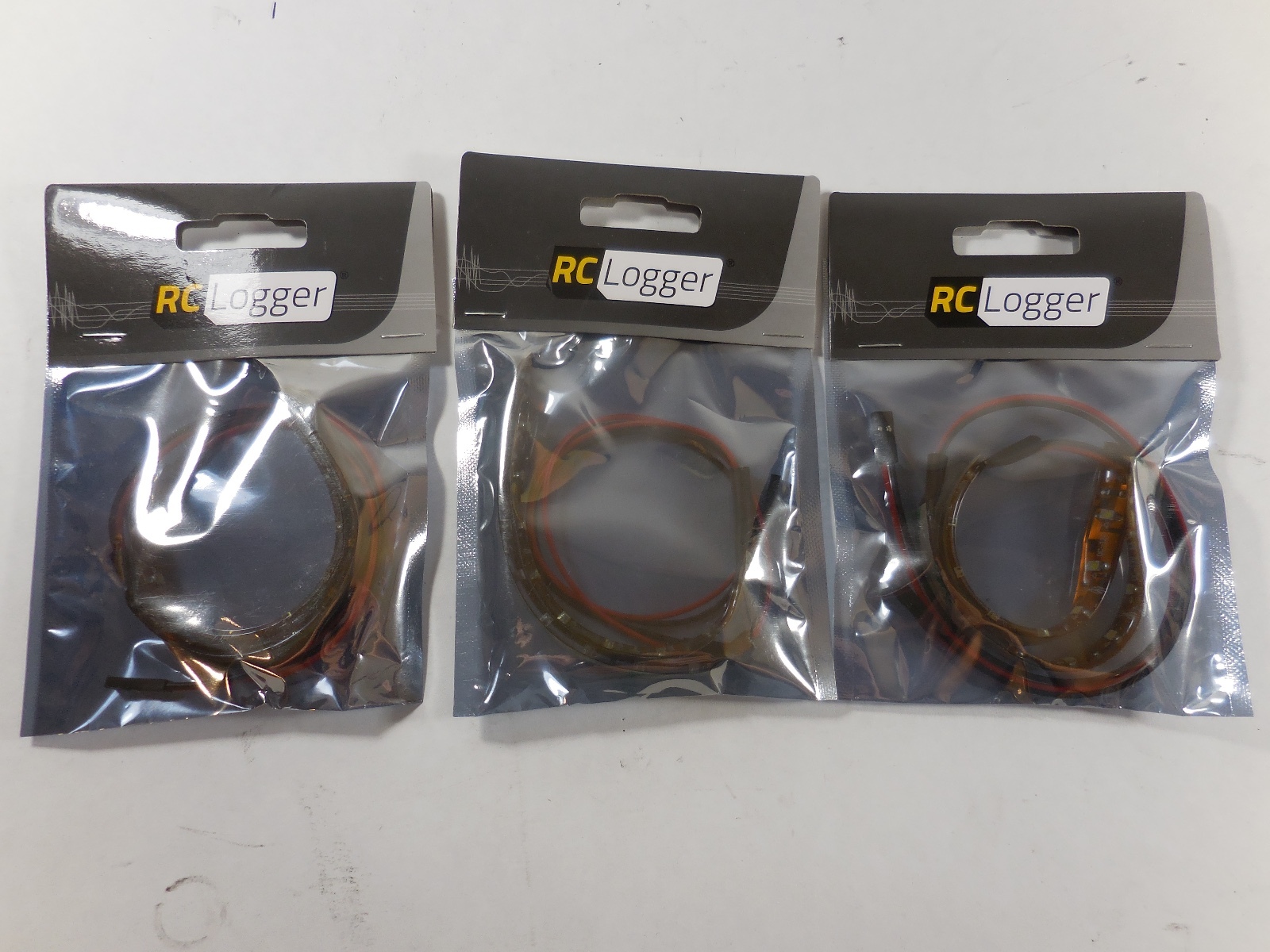 RC Logger LED Light Strip (White 2pcs/set) 89003RC (3 Sets)