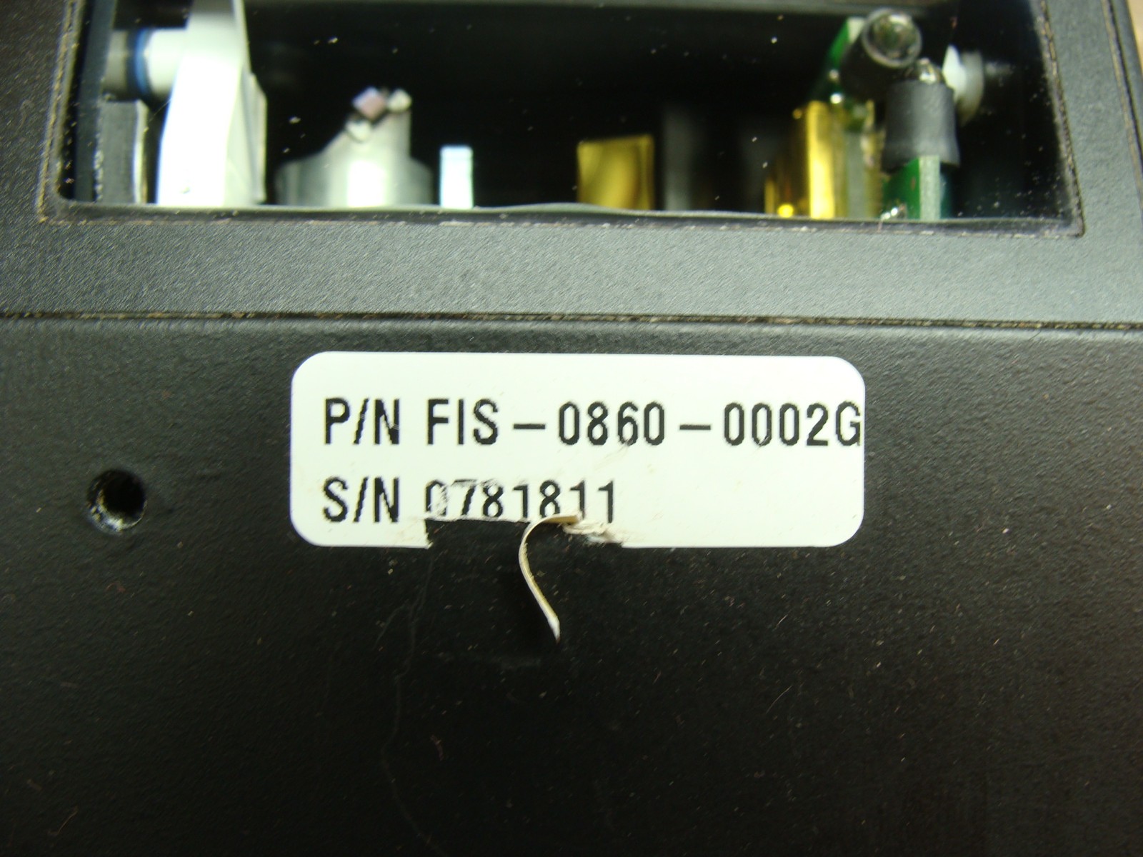 MICROSCAN 860 BARCODE SCANNER READER FIXED MOUNT FIS-0860-0002G