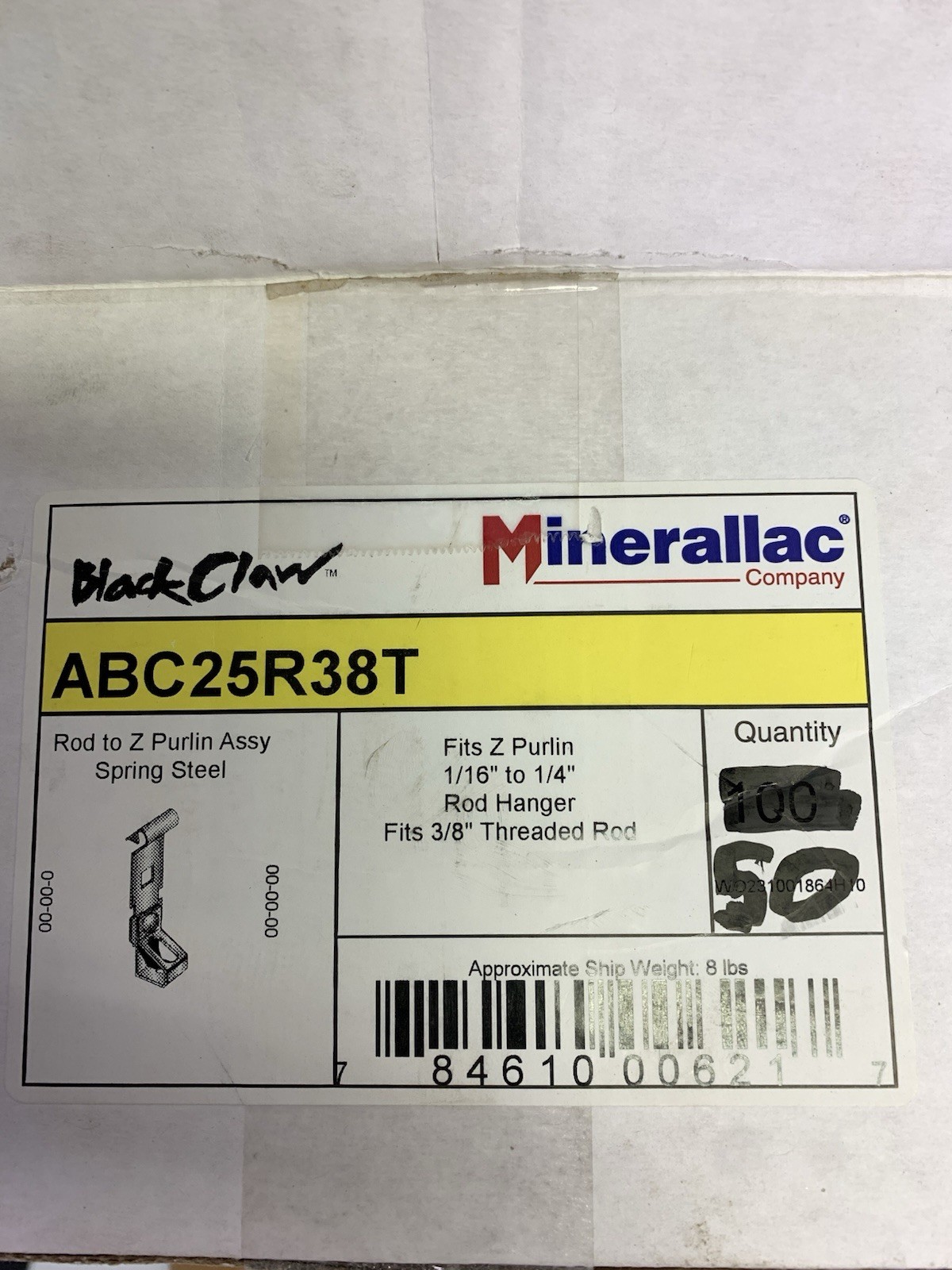 A lot of 50 ABC 25 R 38 rod TZ pulling assembly spring steel