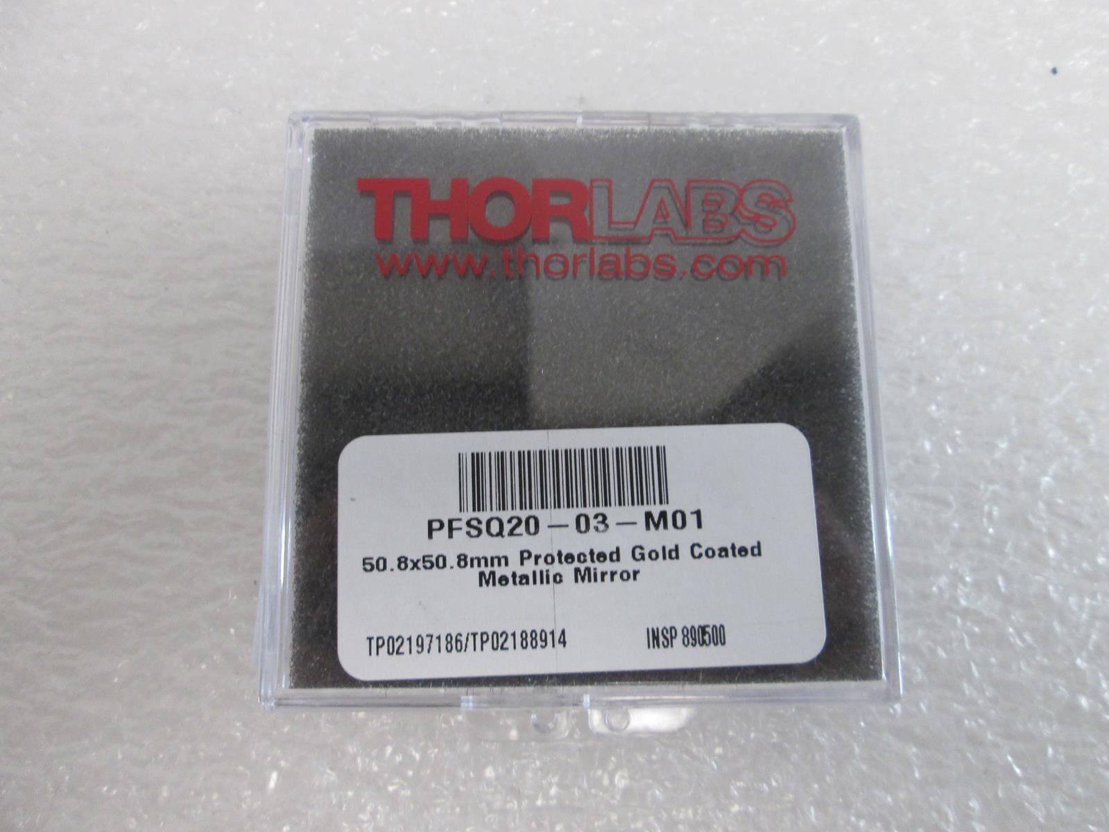 THORLABS PFSQ20-03-M01 50.8X50 8 MM PROTECTED GOLD COATED METALLIC MIRROR