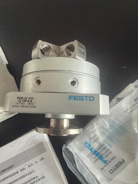 Festo DSM-25-270-CC-FW-A-B Semi Rotary Drive 25mm Bore 246 Angle Rotation NEW