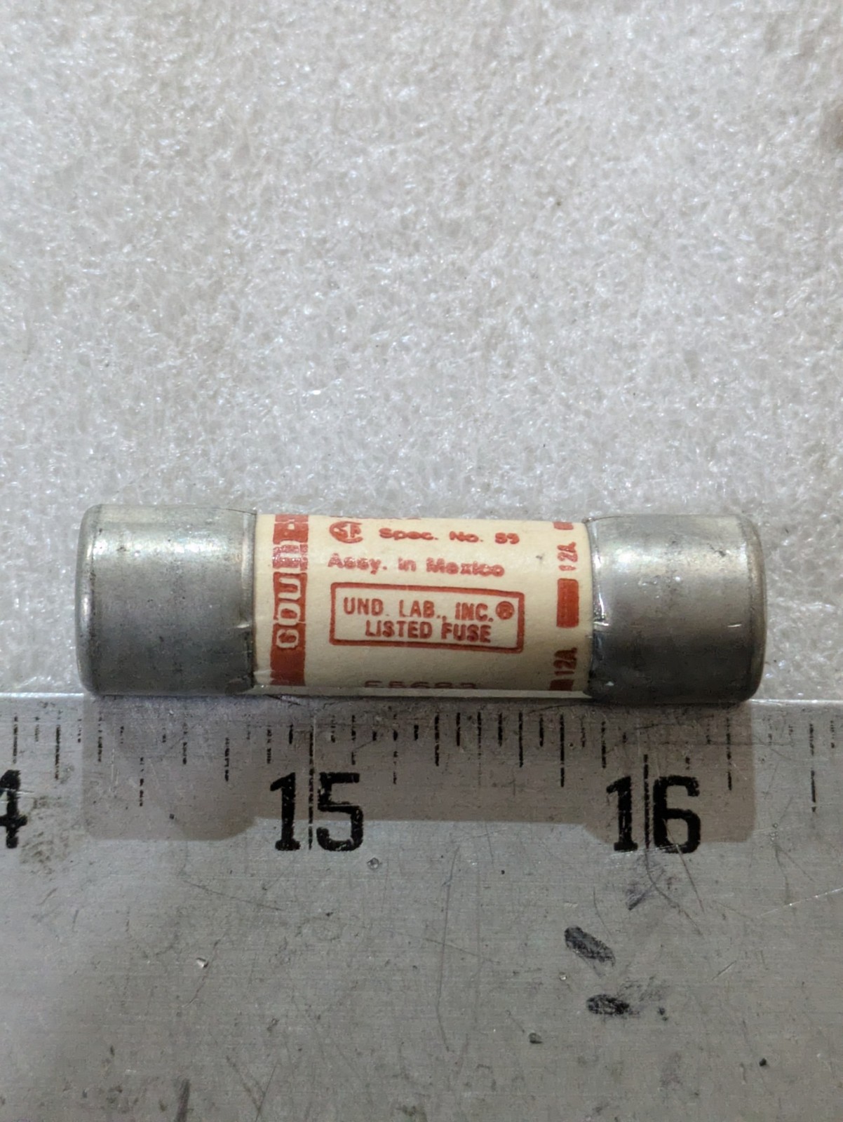 Gould Shawmut OT12 One-Time Fuse 12 Amp 250VAC Mersen Ferraz Class K5 Lot of 10