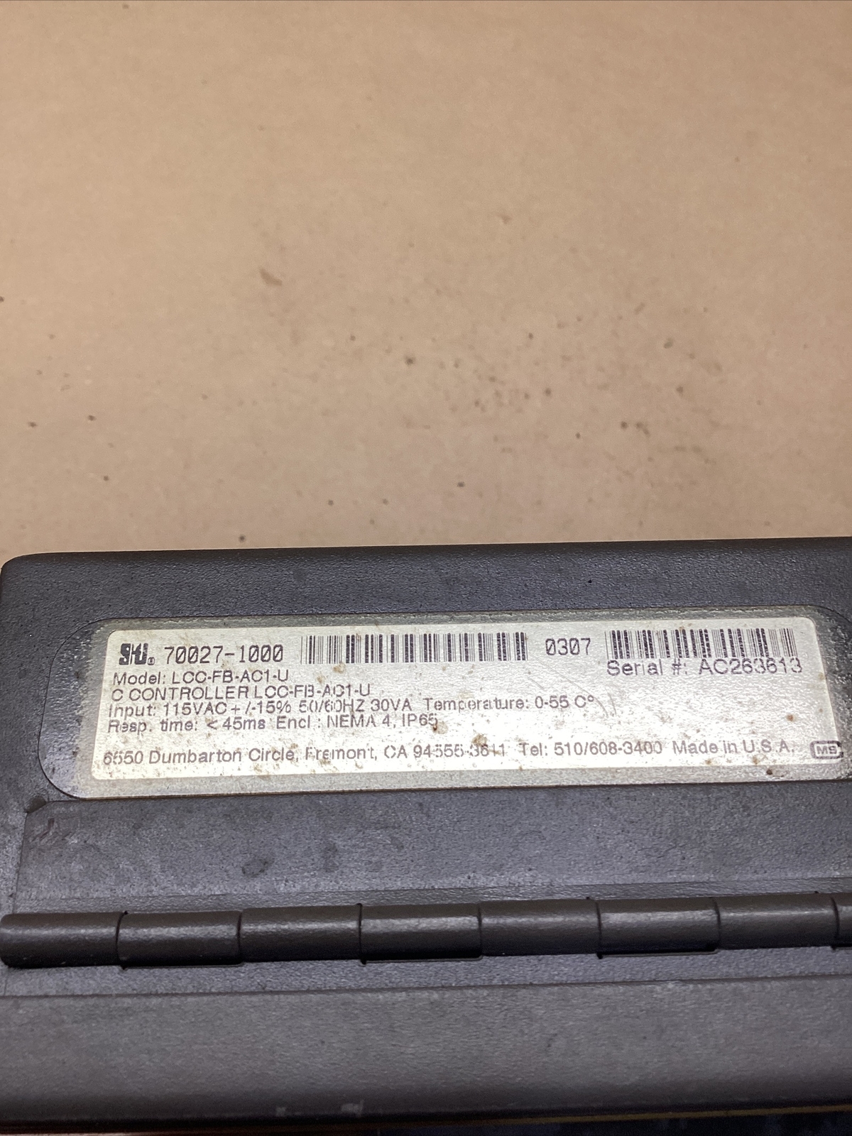 STI Light Curtain Controller 70027-1000 LCC-FB-AC1-U #700D14PR5