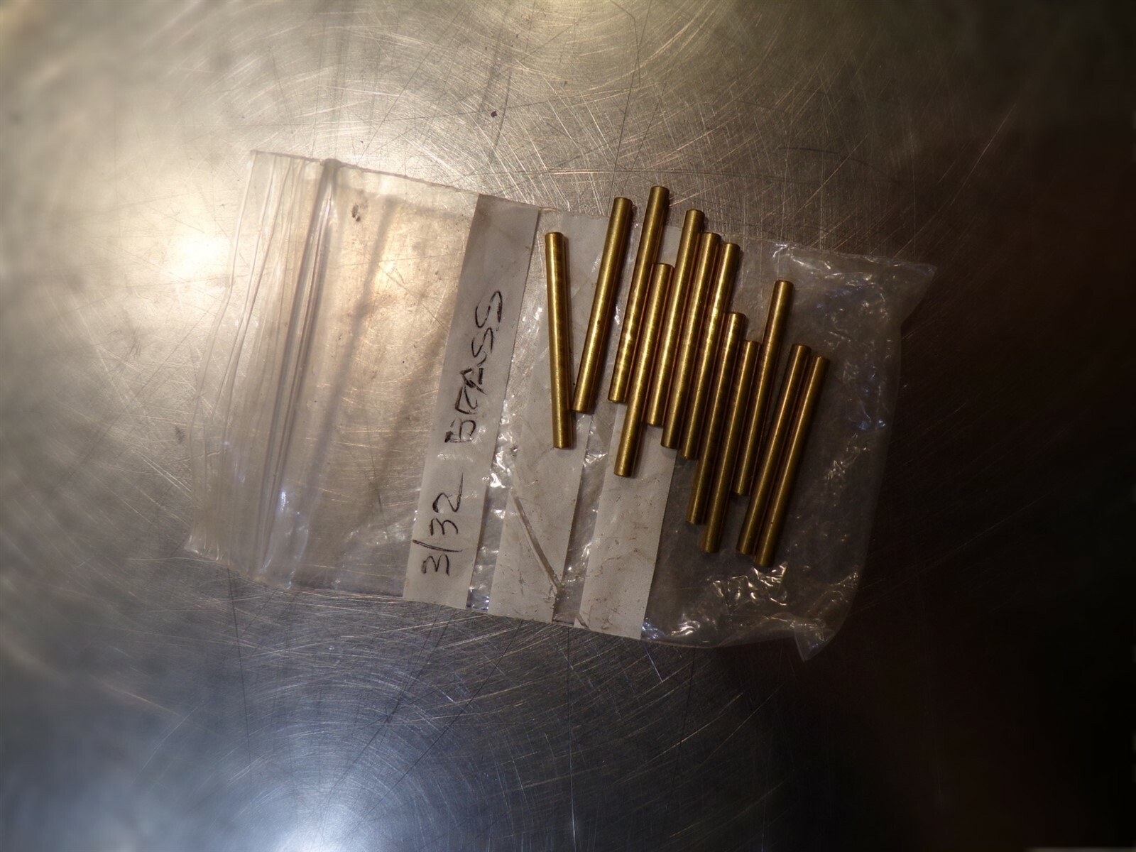 NEW Brass Pins 3/32 Lot of 12 *FREE SHIPPING*