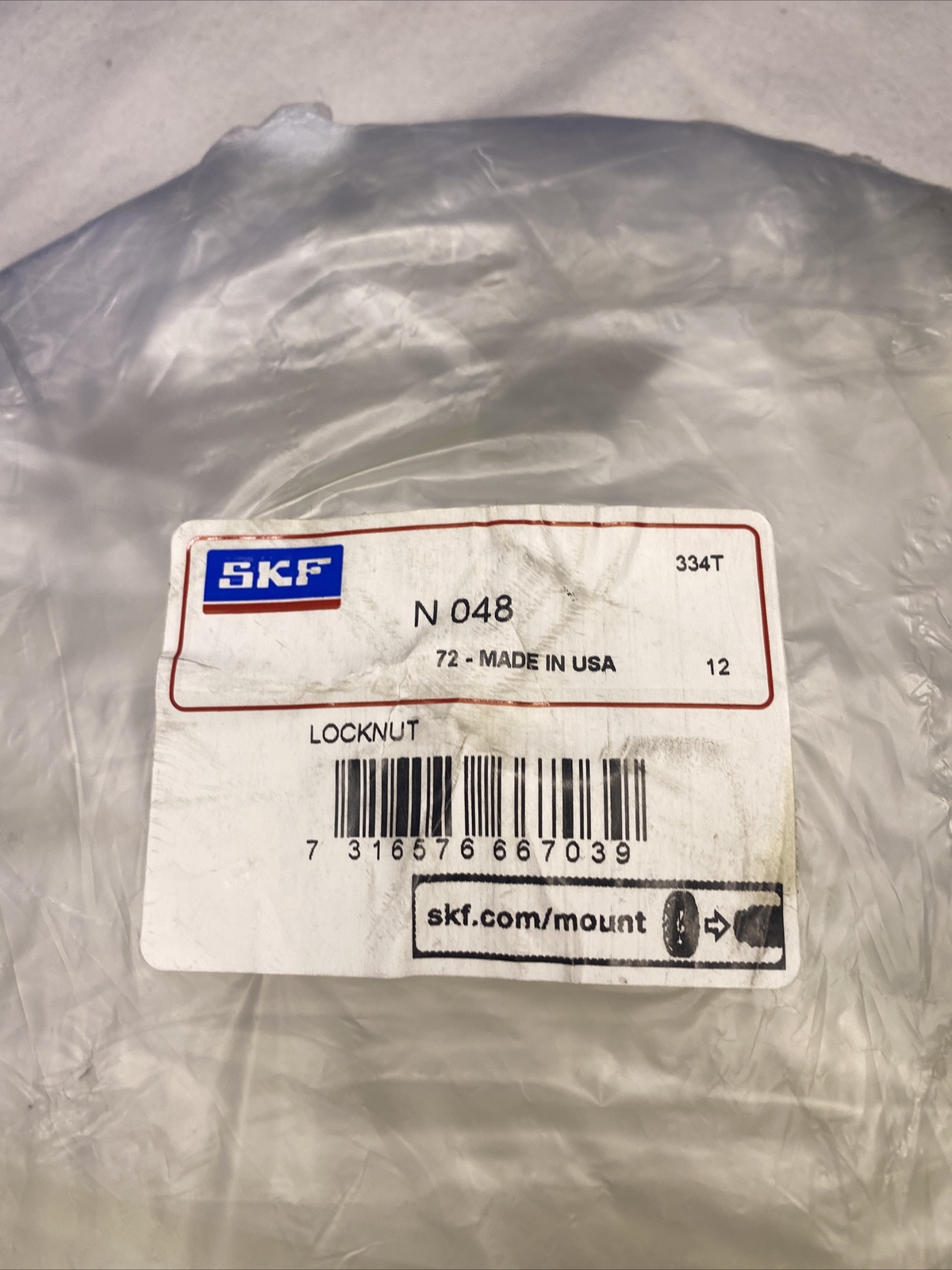 SKF N 048 STANDARD LOCKNUT
