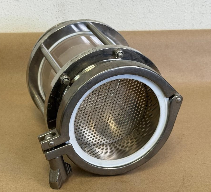CIPRIANI HARRISON 4″ AISI 316L50/13 VALVE SIGHT GLASS WITH CLAMP