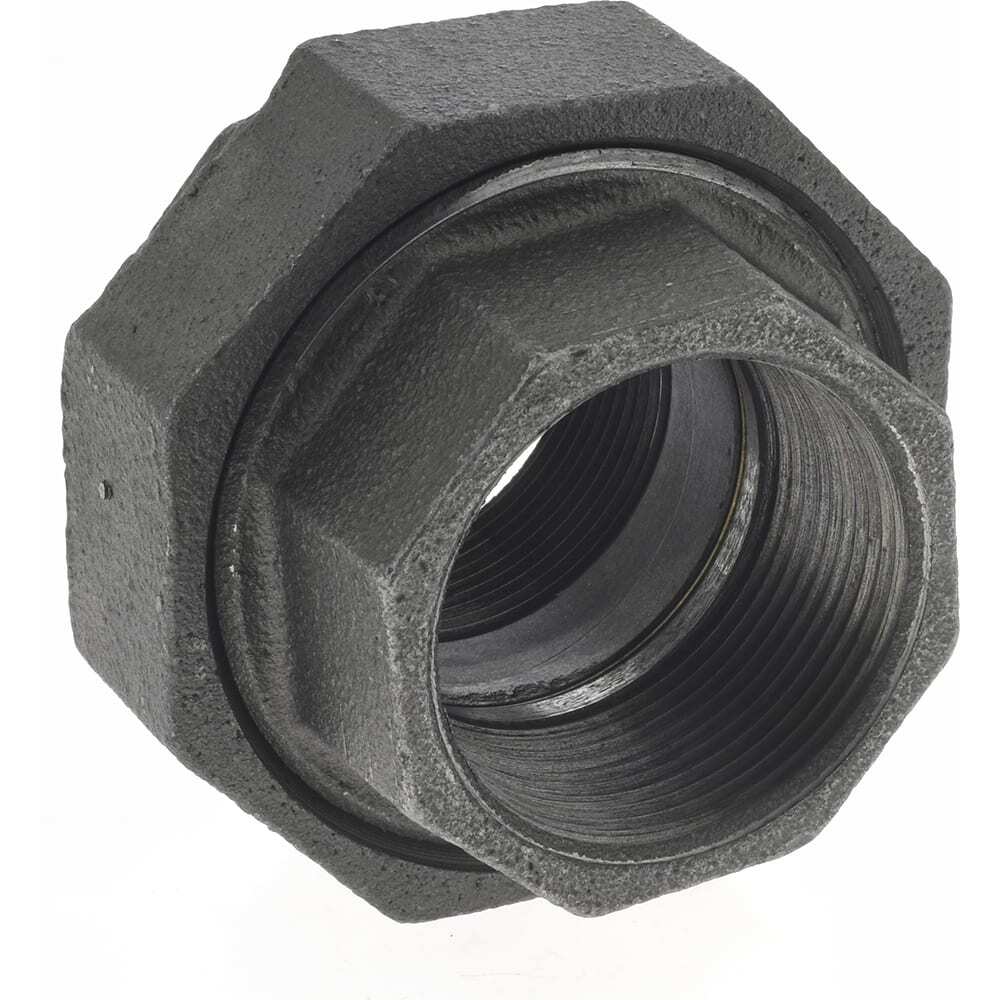 Size 1-1/2″, Class 150, Malleable Iron Black Pipe Union