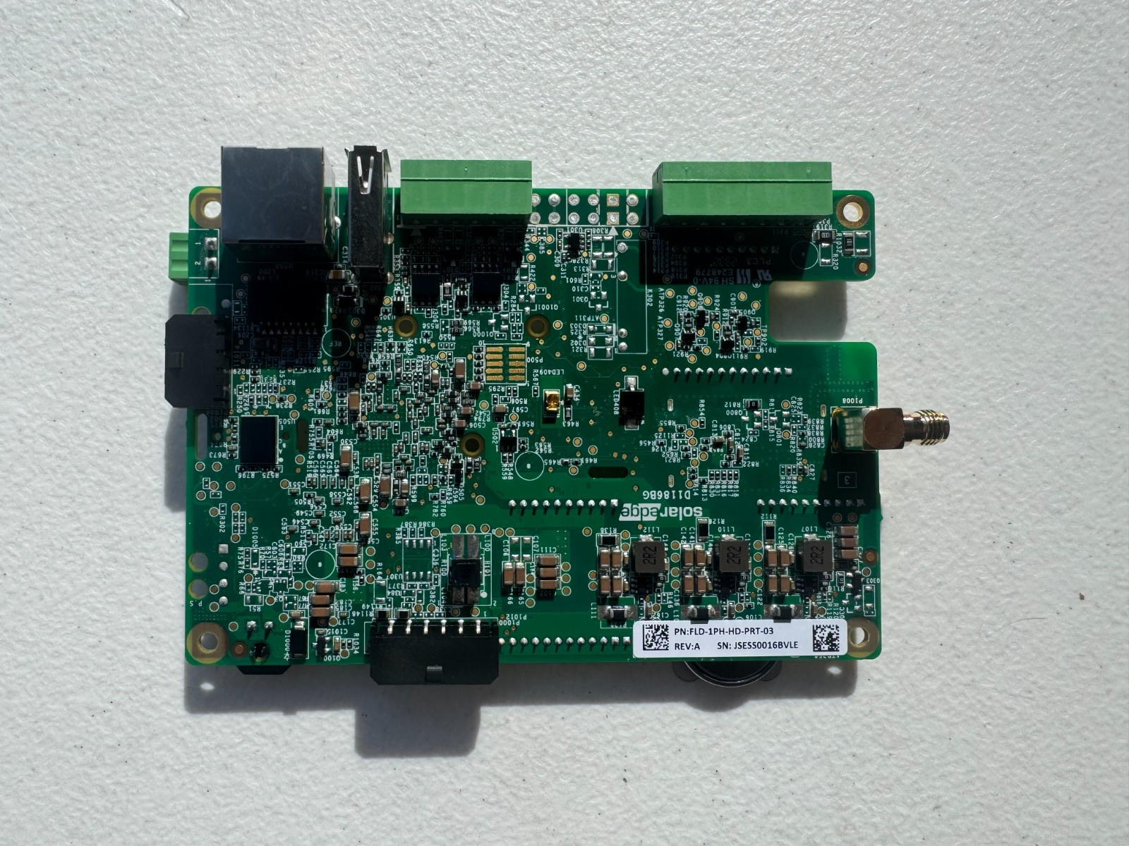 (lot of 2) SolarEdge FLD-1PH-HD-PRT-03 FLD Comm. Board w/ HD-Wave Tech