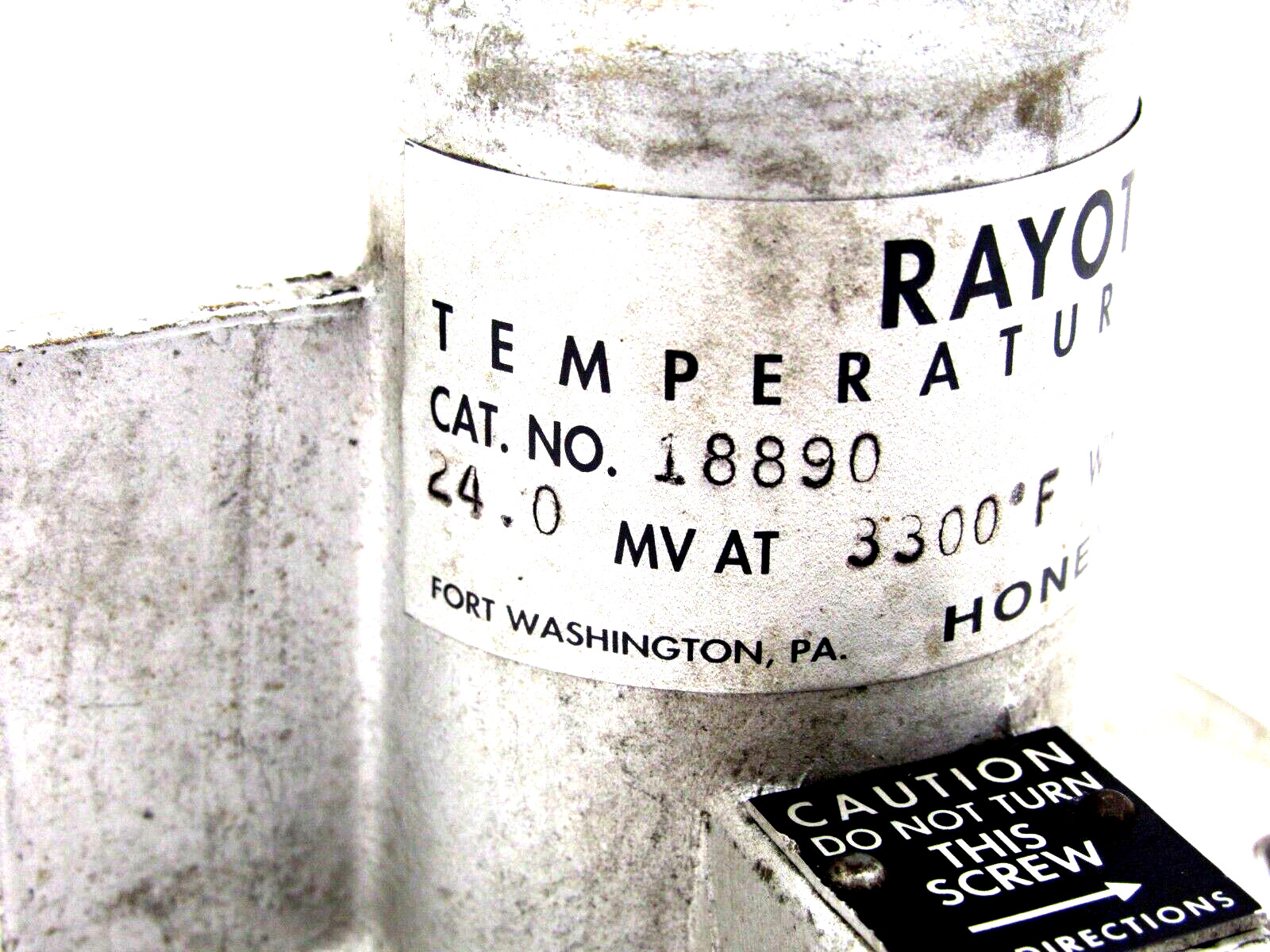 USED HONEYWELL 18890 RAYOTUBE TEMPERATURE DETECTOR