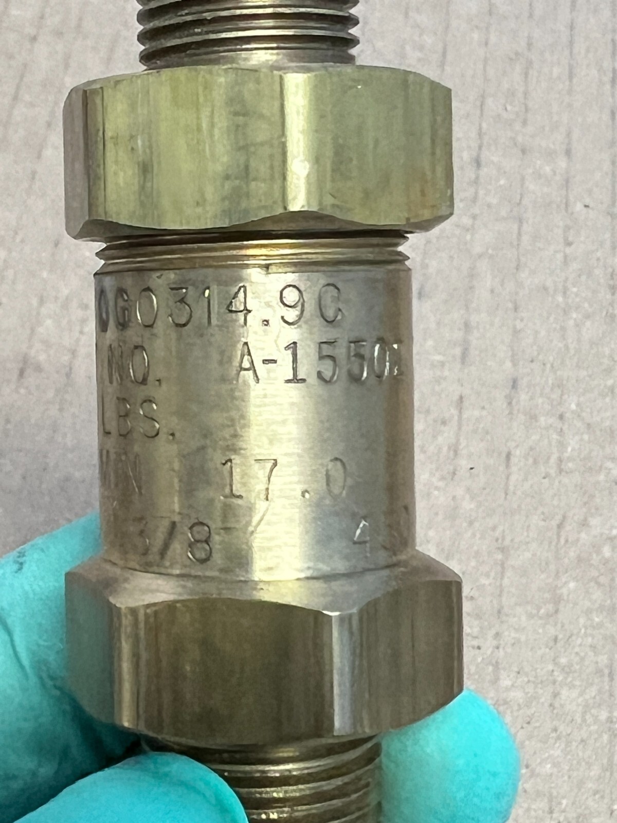 Mueller Industries AJ15502 450 Pound Pressure Relief Valve (New Old Stock)