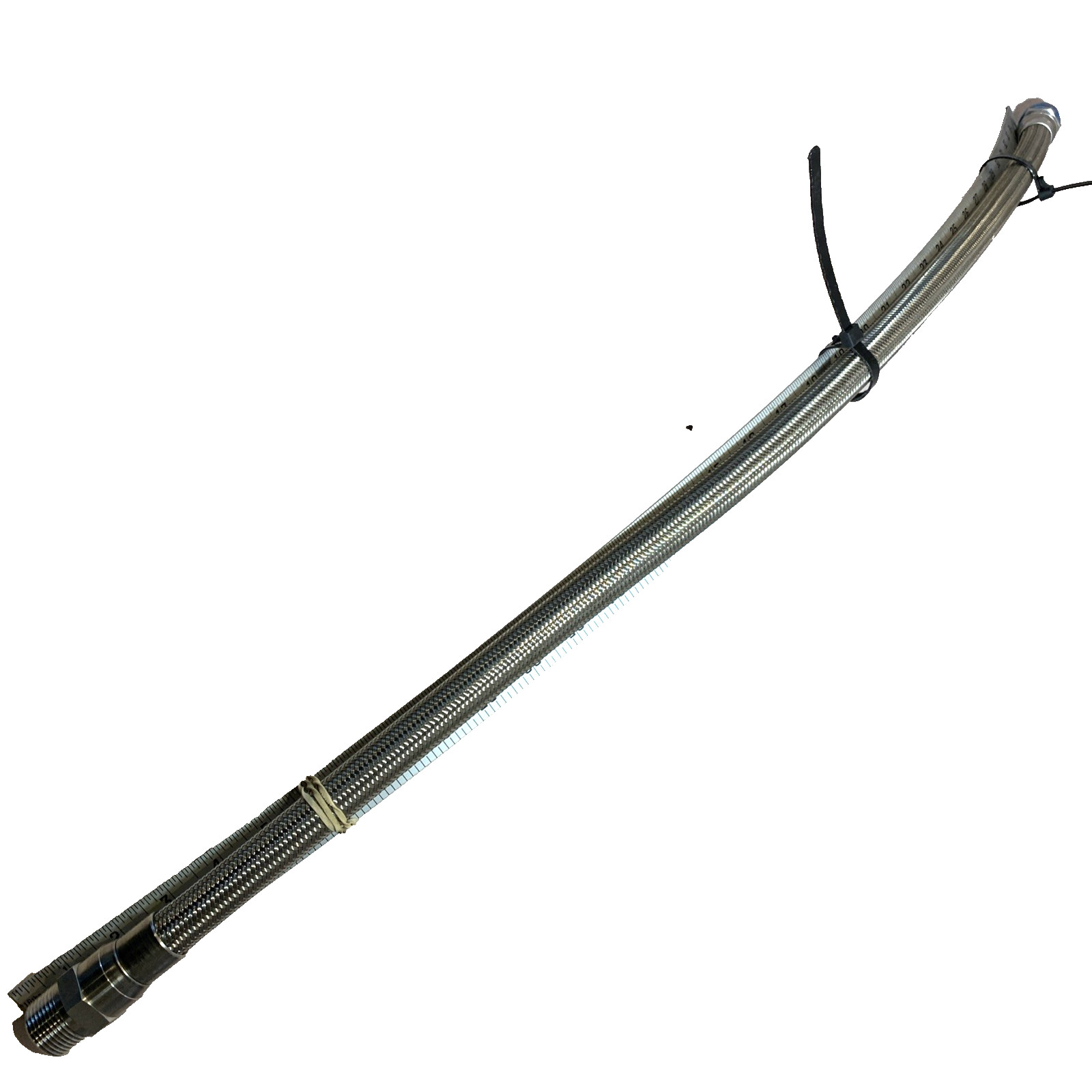 Swagelok PTFE 316 Braided Hose Assbly 1/2″D 36″ Tot lngth Including Adapter $51