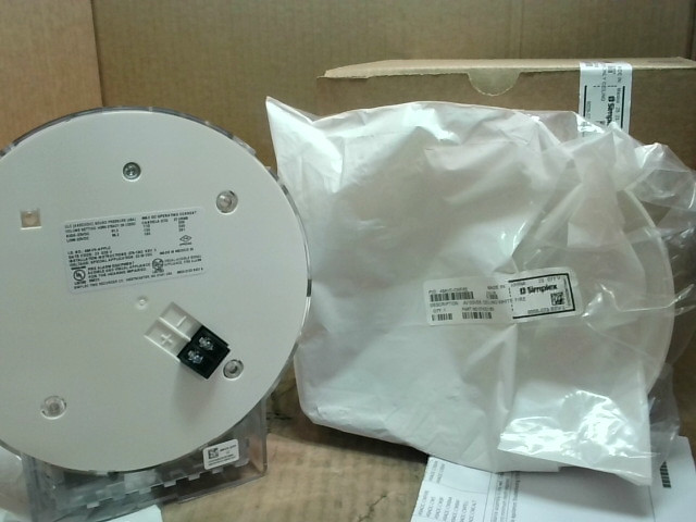 Simplex 49AVH-APPLC Ceiling Mount AV Horn Strobe w/49AVC-CWFIRE – New In Box