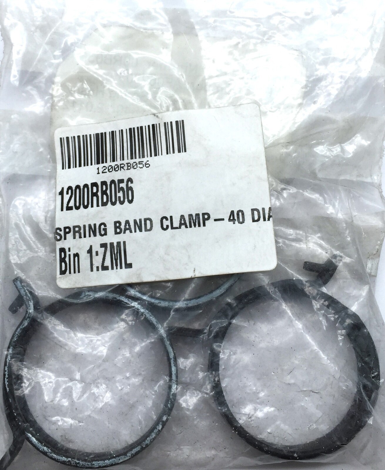 McLaren 1200RB056 Spring Band Hose Clamp SS 40-42.5 Dia for McLaren x3