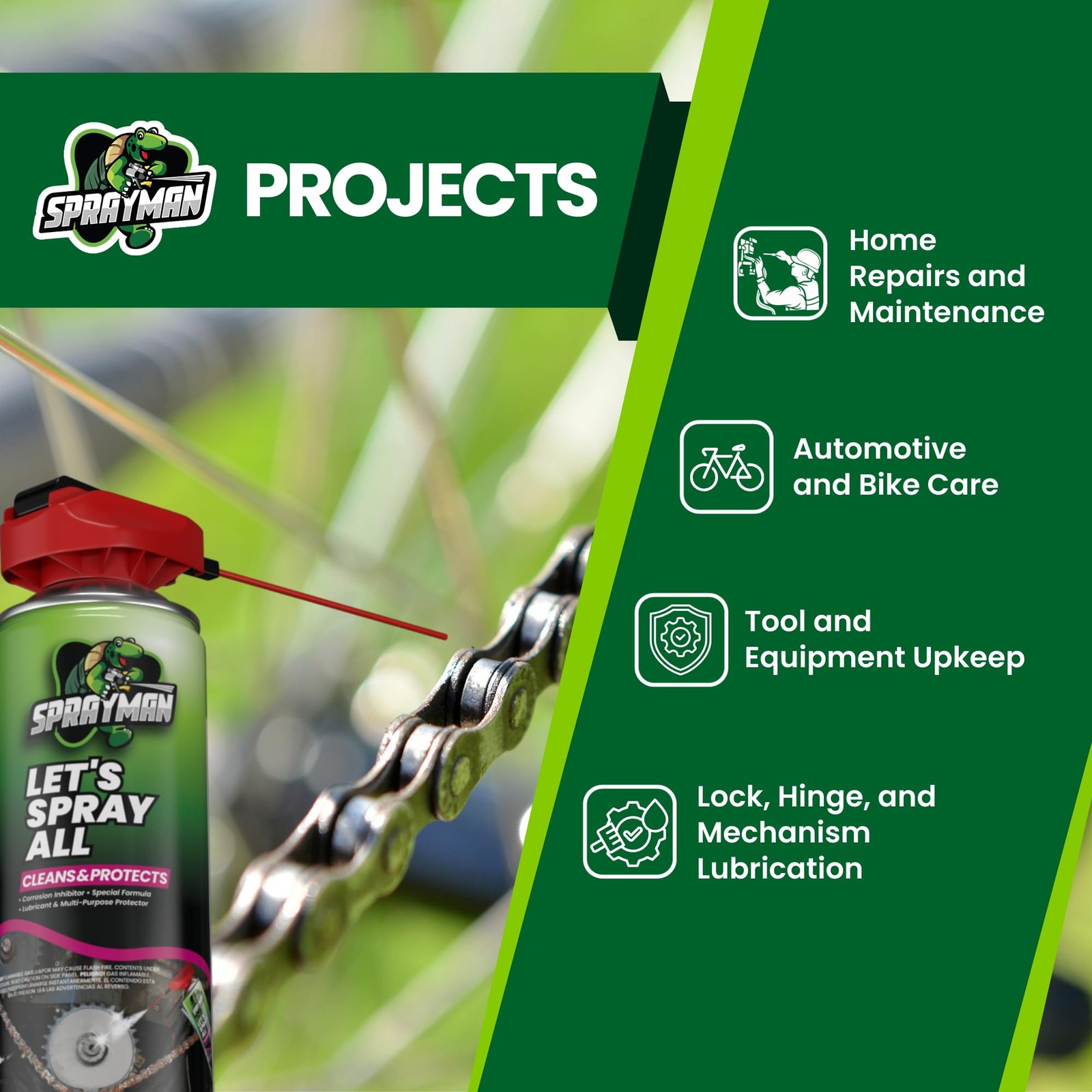 Let’s Spray All Corrosion Inhibitor (2×11 oz.) Long-Lasting Penetrating Oil &…