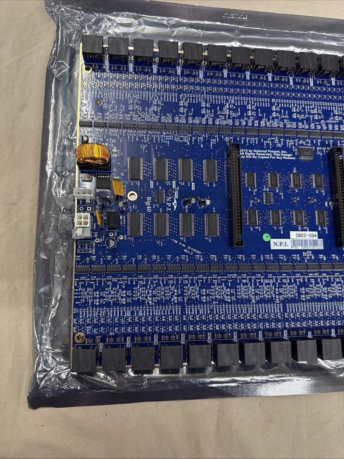 NPI 03600139-232 PCB Assembly BIG40-232 Revision H