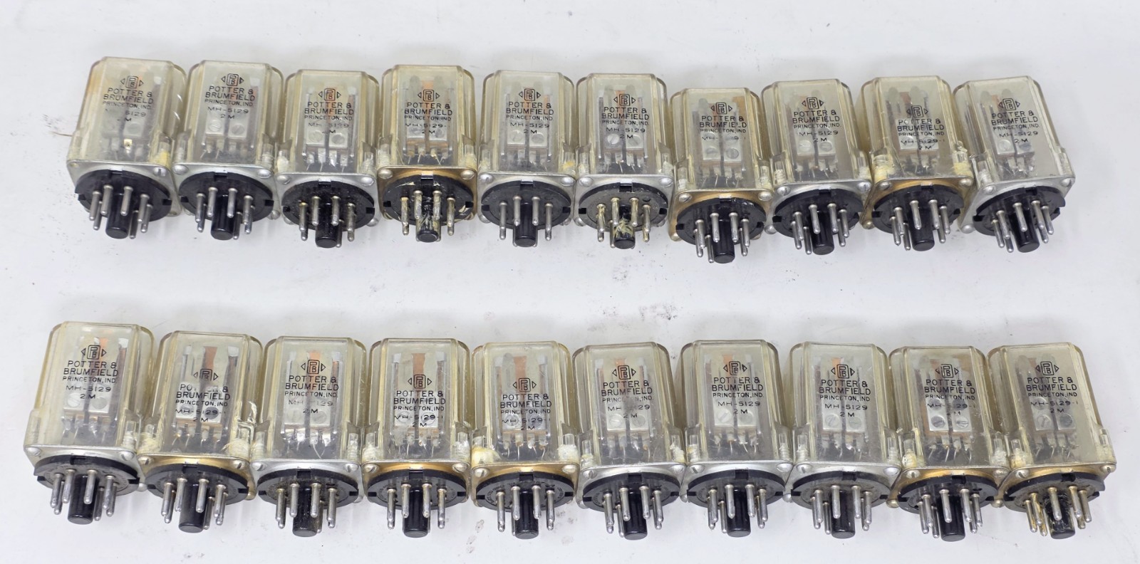 (Lot of 20) AMF Potter & Brumfield MH-5129 Relays