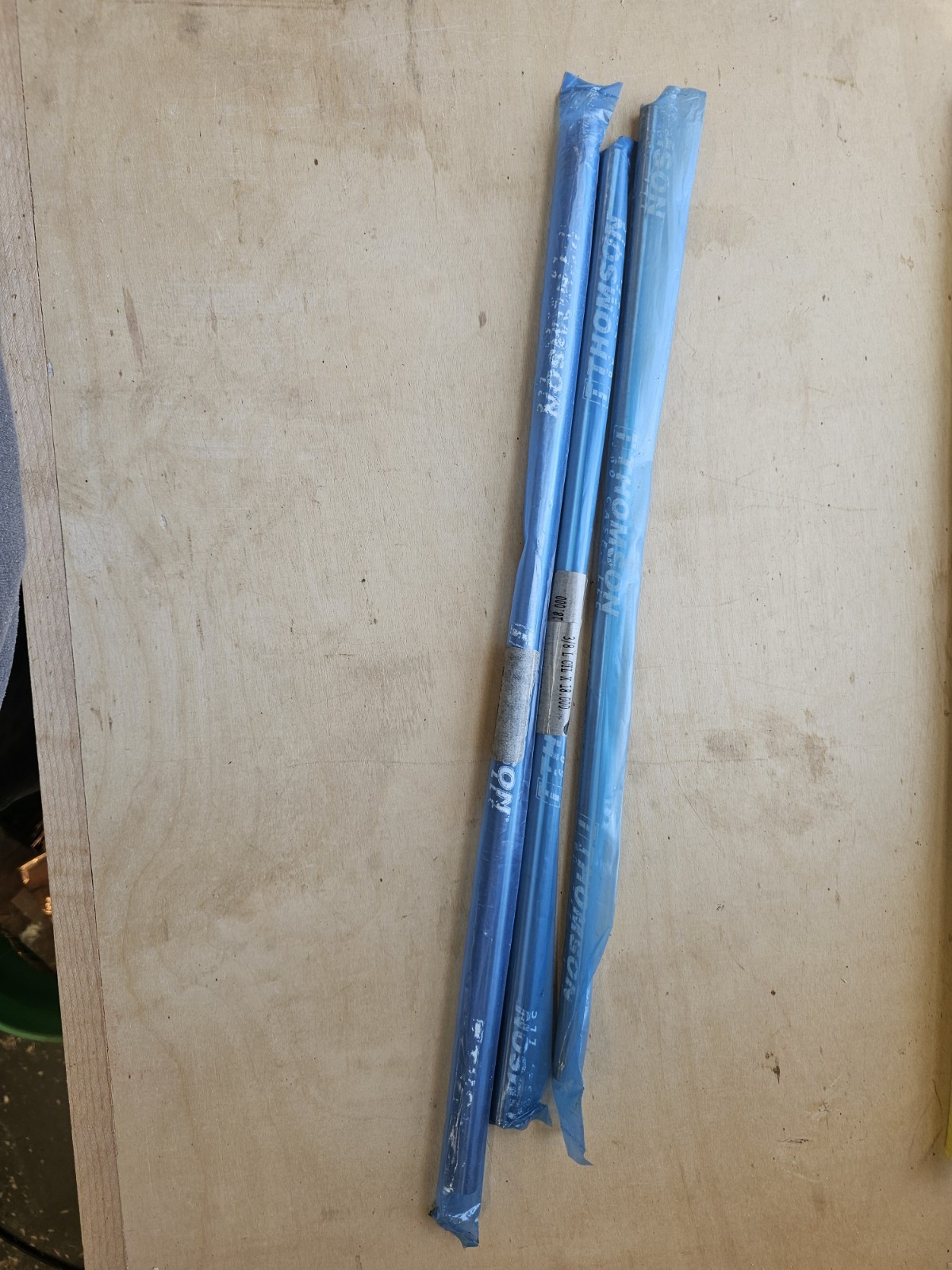Thomson 3/8 L CTL X 18 Linear Shaft, 3/8 In D, Steel QTY 3