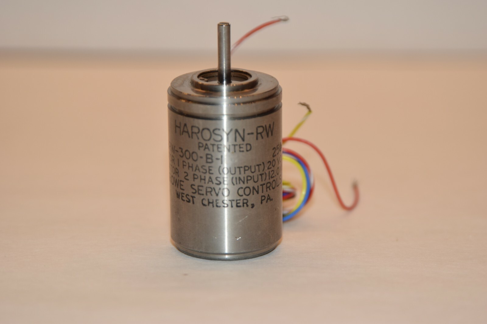 HAROSYN-RW / FASCO / HAROWE SERVO CONTROLS 11BRW-300-B-1 250Hz RESOLVER