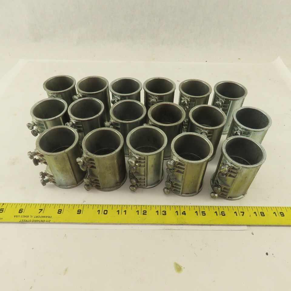 Halex L130 1-1/2″ Slip Rigid EMT Conduit Coupling Lot Of 17